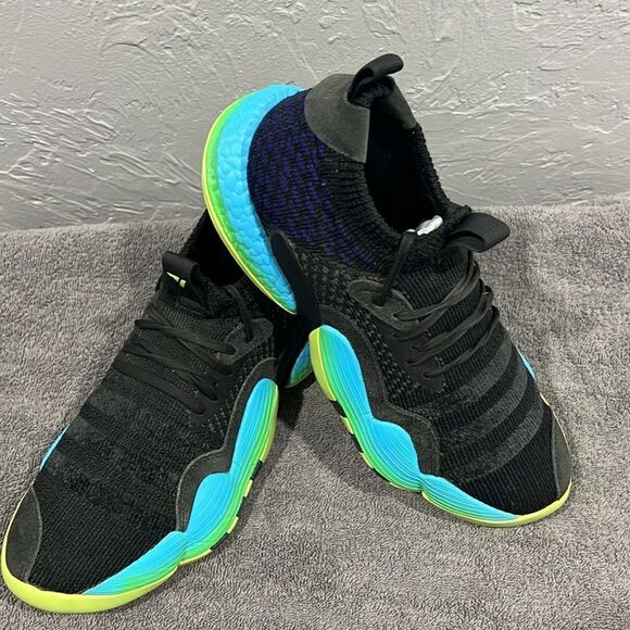 🔥🏀 Adidas Trae Young 2 Trae-TL Solar Green Basketball Shoes Men Sz 9 - EUC - Picture 3 of 11
